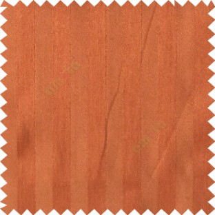 Orange color solid vertical bold straight stripes texture surface with thick background polyester main curtain